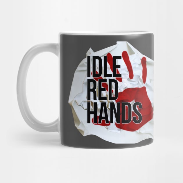 Idle Red Hands Crumple Logo by idleredhands